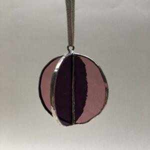 Sphere 4P – vitrail Tiffany – violet-vieuxrose