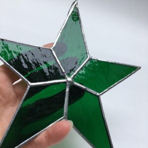 Etoile vitrail Tiffany – GM18 – vert